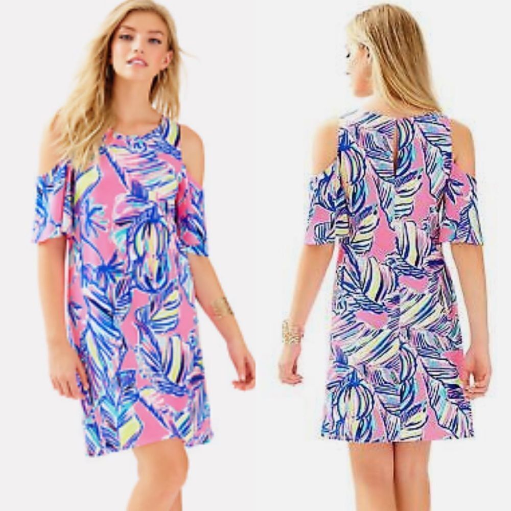 Lilly‎ Pulitzer somerset open shoulder dress